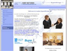 Tablet Screenshot of londonhypnotherapyuk.com